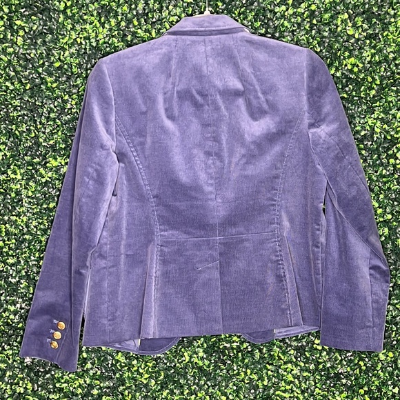 Talbots Heritage Navy Blue Corduroy Blazer Women’s Sz 6P EUC - Picture 8 of 10